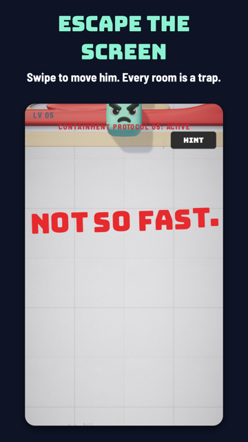 Screenshot: Escape the screen